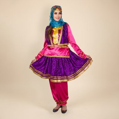 خرید لباس قاجار سنتی زنانه – مزون دنیام