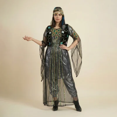 خرید لباس محلی کردی با گلدوزی باغ بهشت زنانه – مزون دنیام